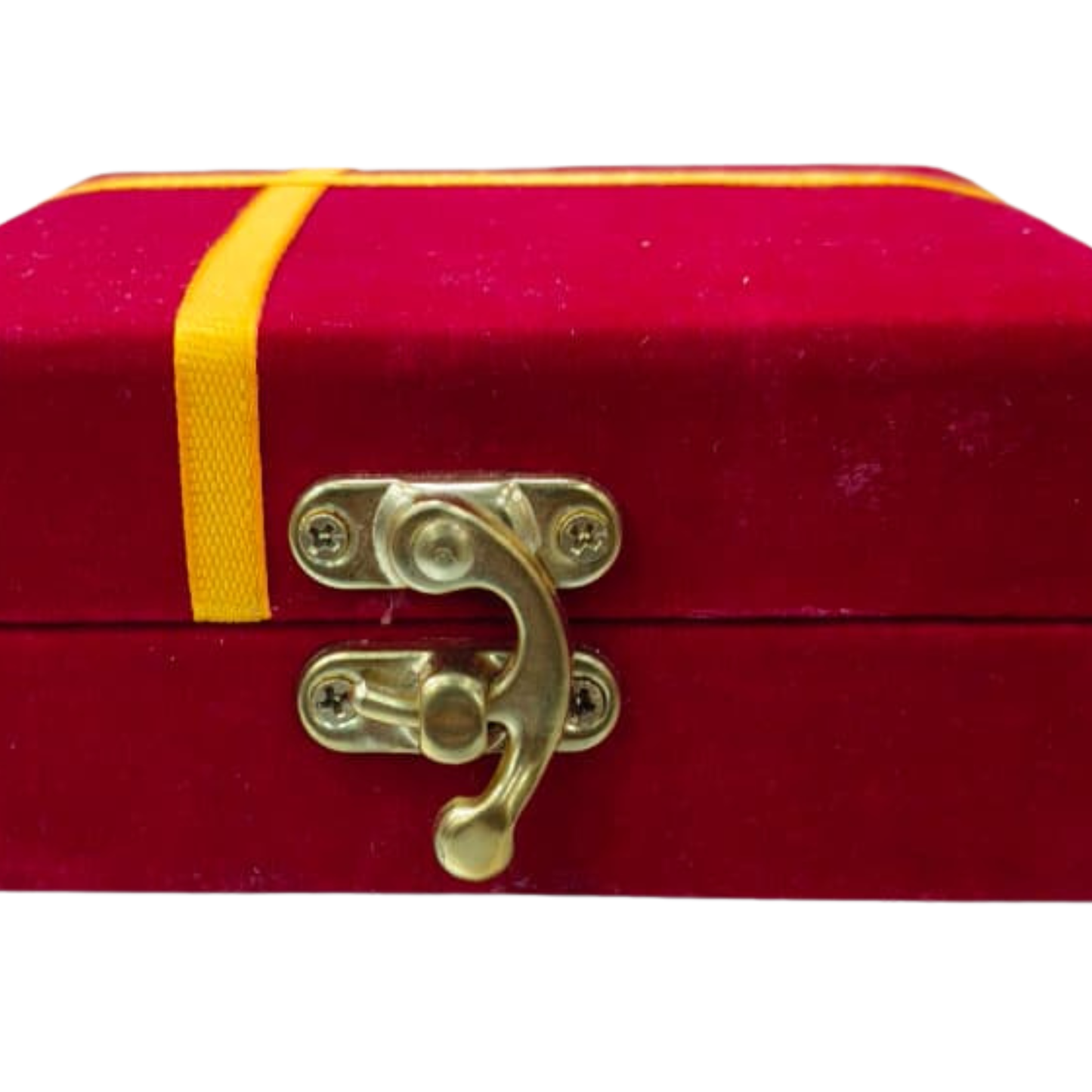 Handcrafted Shankh Sindoor Daani with Peacock Feather Applicator | Traditional Stone-Studded Pooja Item in a Premium Gift Box Dailyalley