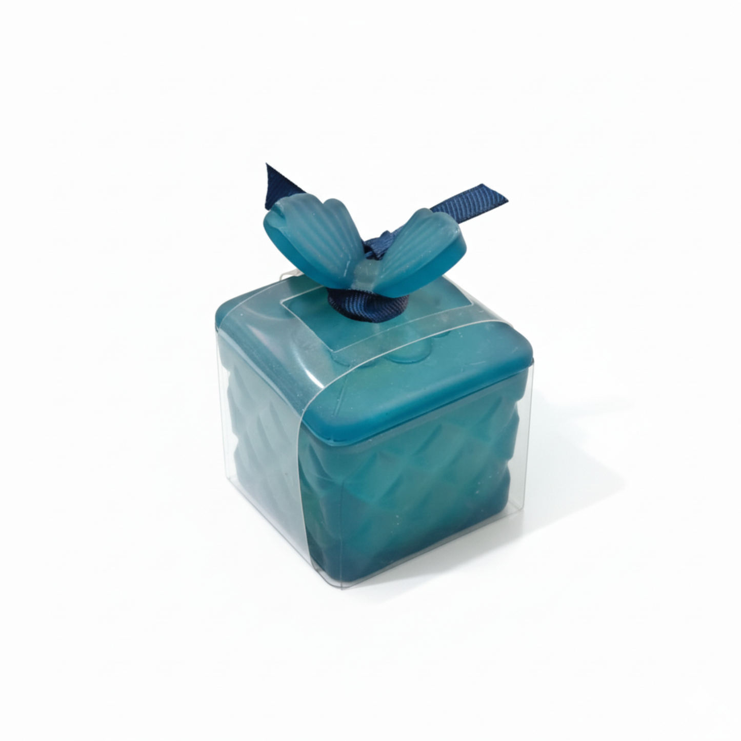 Elegant Diwali gift hamper with 6 sky-blue ceramic cups, wooden tray, and scented candle—perfect festive luxury for family and friends. Dailyalley