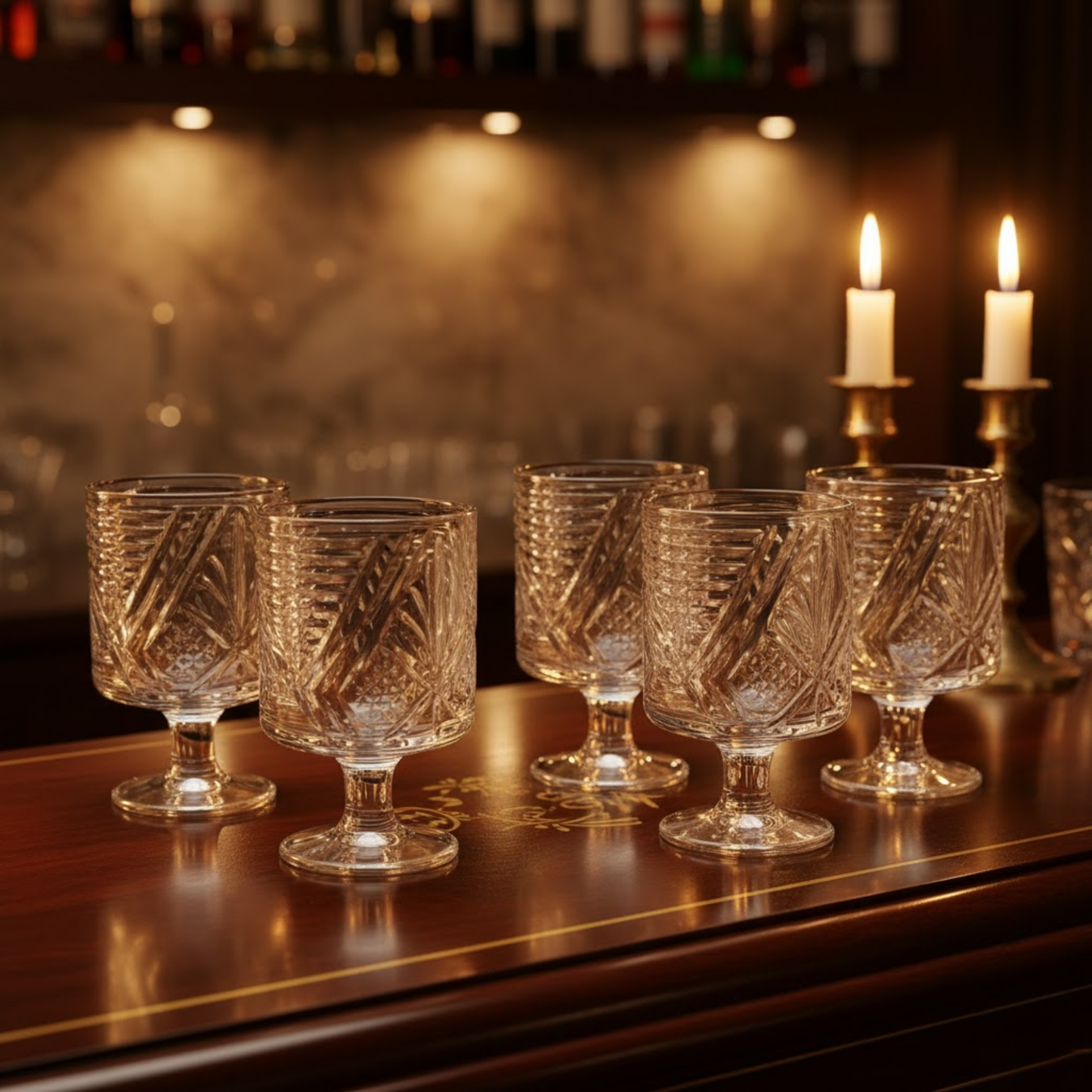Decanter Set and set of 6 wine Glass DailyAlley Premium 7-Piece Vintage Crystal Decanter Set – 850ml Whiskey Decanter & 6 Glasses, Hand-Cut Design, Perfect Gift for Home Bar Lovers Dailyalley