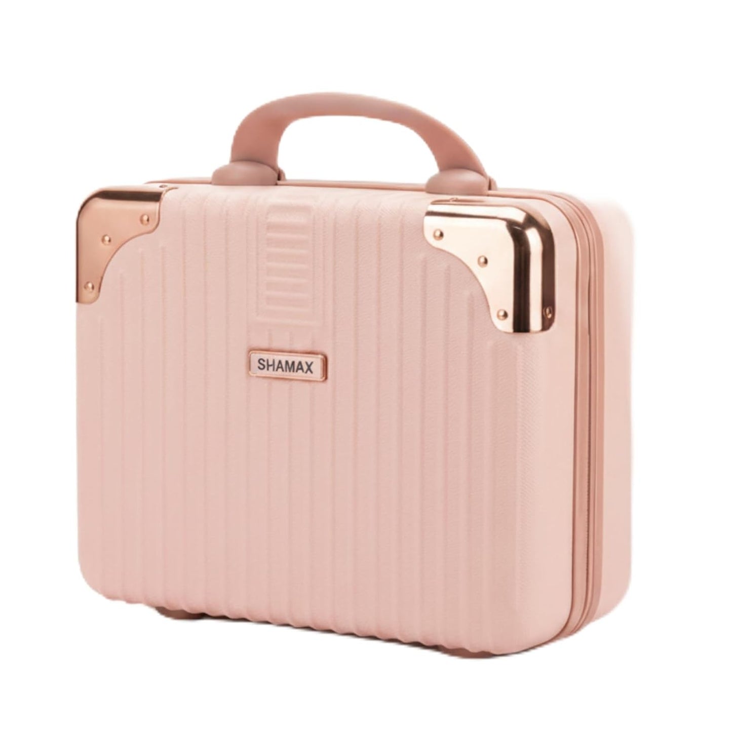 DailyAlley Hard Shell Makeup Bag for Women, 14-Inch Waterproof Travel Cosmetic Case & Vanity Organizer for Toiletries, Stylish & Lightweight Dailyalley