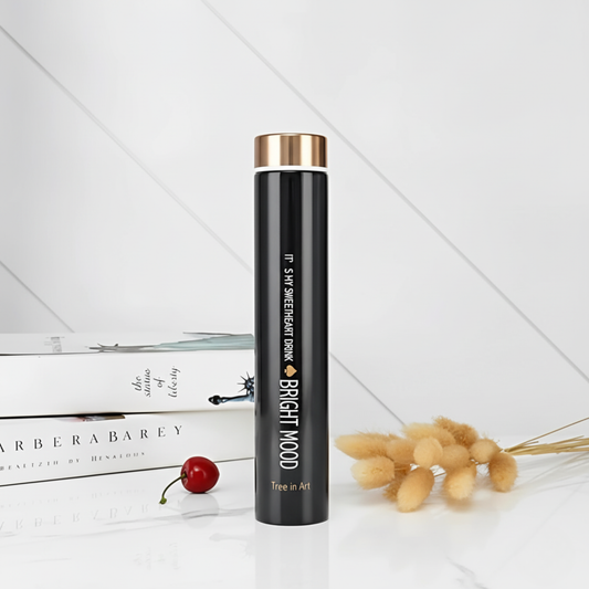 DailyAlley Slim Insulated Bottle: 250ml Stainless Steel Mini Thermos. Leakproof, travel-friendly for the office & gym. Keeps drinks hot or cold. Dailyalley