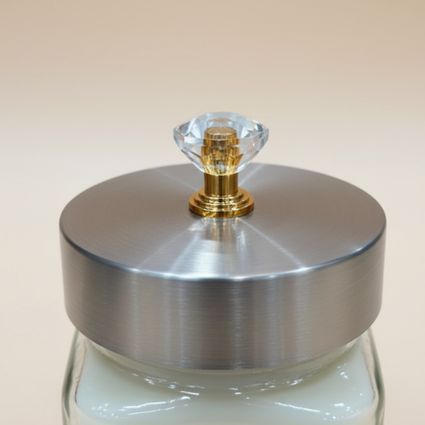 DailyAlley Wax Diya Candle Set | Jewel Top Candle Duo | Decorative Candles for Diwali & Home Decor Gift Hamper Dailyalley