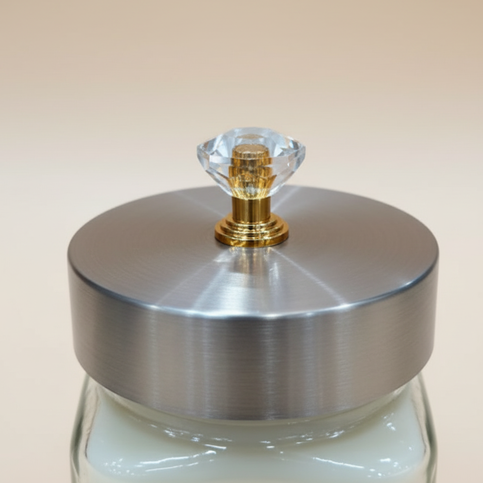 DailyAlley Wax Diya Candle Set | Jewel Top Candle Duo | Decorative Candles for Diwali & Home Decor Gift Hamper Dailyalley