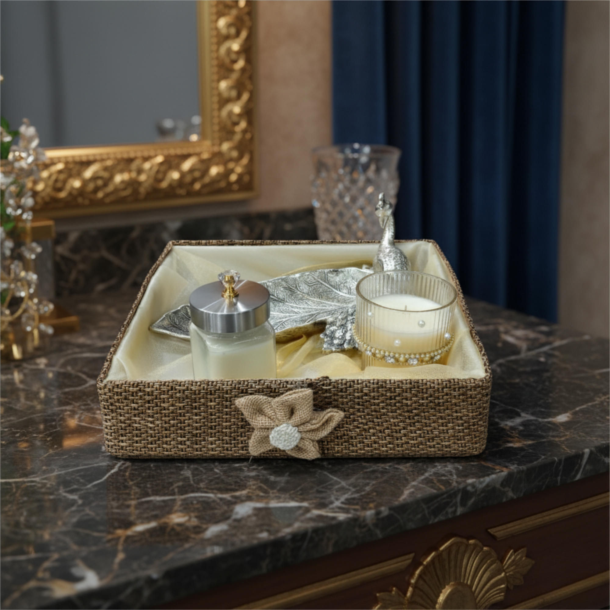 DailyAlley Wax Diya Candle Set | Peacock & Candles Set for Home Decor & Diwali Decoration | Perfect Gift for Festivals & Weddings Dailyalley