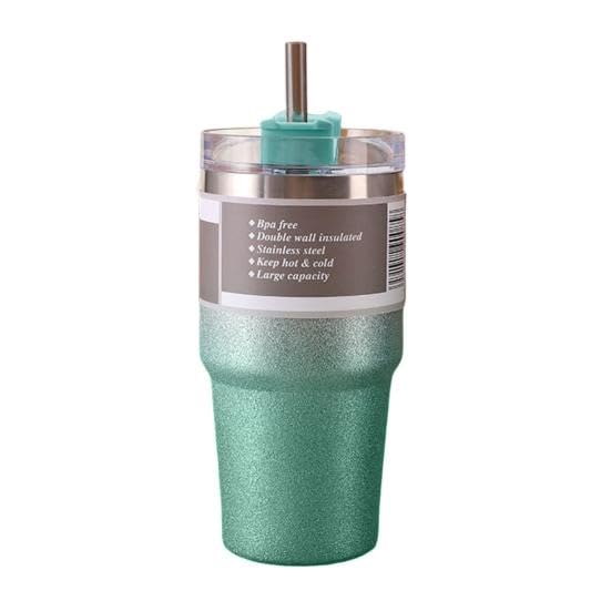 DailyAlley Green Tumbler - A stylish, stainless steel, vacuum-insulated tumbler perfect for keeping your drinks hot or cold on the go. Dailyalley