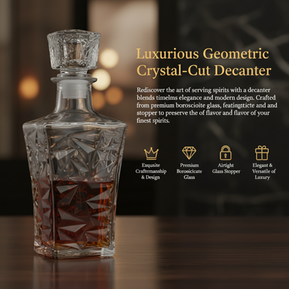 Diamond Finish Luxurious Decanter Dailyalley