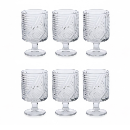 Decanter Set and set of 6 wine Glass DailyAlley Premium 7-Piece Vintage Crystal Decanter Set – 850ml Whiskey Decanter & 6 Glasses, Hand-Cut Design, Perfect Gift for Home Bar Lovers Dailyalley