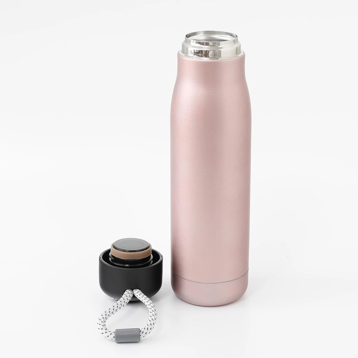 Hydrate Your Way: Print Saga Custom Pink Bottle. 30H Cold/10H Hot. Leak-proof, vacuum insulated design for sport, work & travel. Dailyalley