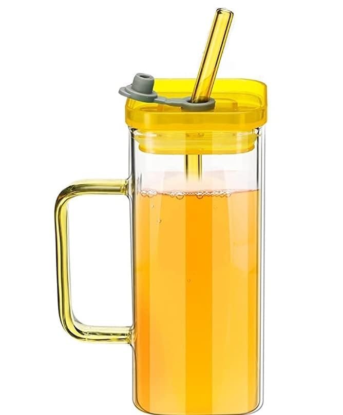 Glass Tumbler | Reusable 300ml Mug for Coffee, Milk & Juice – DailyAlley Aesthetic Cup Dailyalley