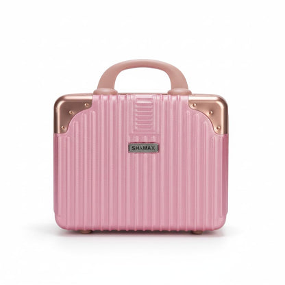DailyAlley Hard Shell Makeup Bag for Women, 14-Inch Waterproof Travel Cosmetic Case & Vanity Organizer for Toiletries, Stylish & Lightweight Dailyalley