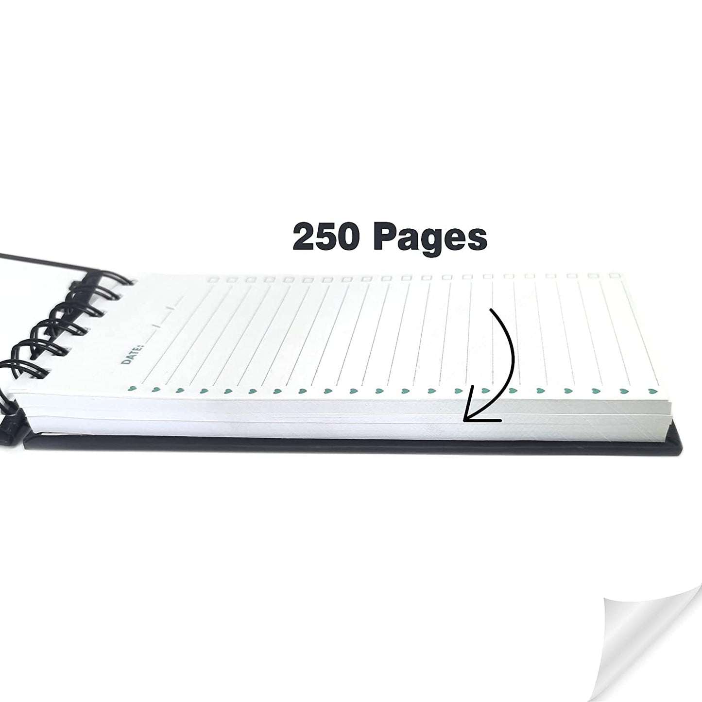 Good Vibes Only Tropical To-Do List Notepad | Pineapple Design | Daily Planner for Tasks, Goals & Checklists | 50 Sheets | 250 Pages | 80 GSM | 9.2x19.8 cm Dailyalley