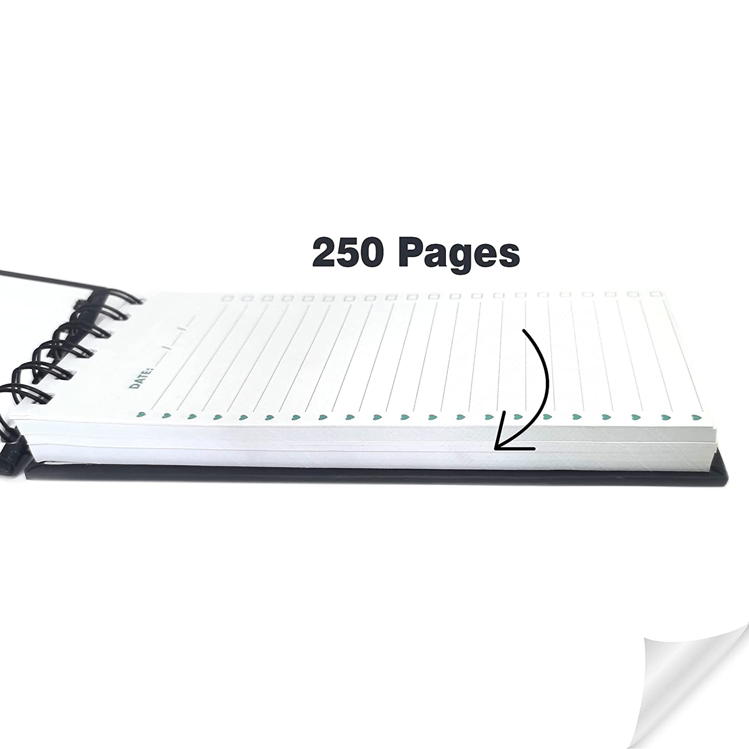 Good Vibes Only Tropical To-Do List Notepad | Pineapple Design | Daily Planner for Tasks, Goals & Checklists | 50 Sheets | 250 Pages | 80 GSM | 9.2x19.8 cm Dailyalley