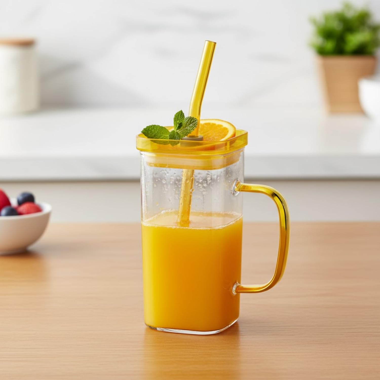 Glass Tumbler | Reusable 300ml Mug for Coffee, Milk & Juice – DailyAlley Aesthetic Cup Dailyalley