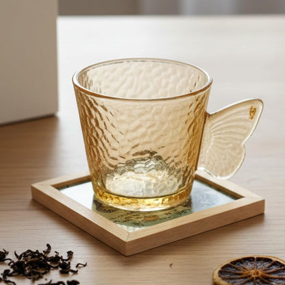 Hand-Painted Elephant Wooden Coaster Set – 6 Kadam Wood Coasters with Holder | Artisanal Table Decor for Tea, Coffee, Home & Office Dailyalley