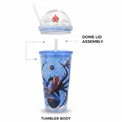 Unleash your powers with the DailyAlley Spider-Man Sipper! This 400ml water bottle is perfect for your little superhero. Dailyalley