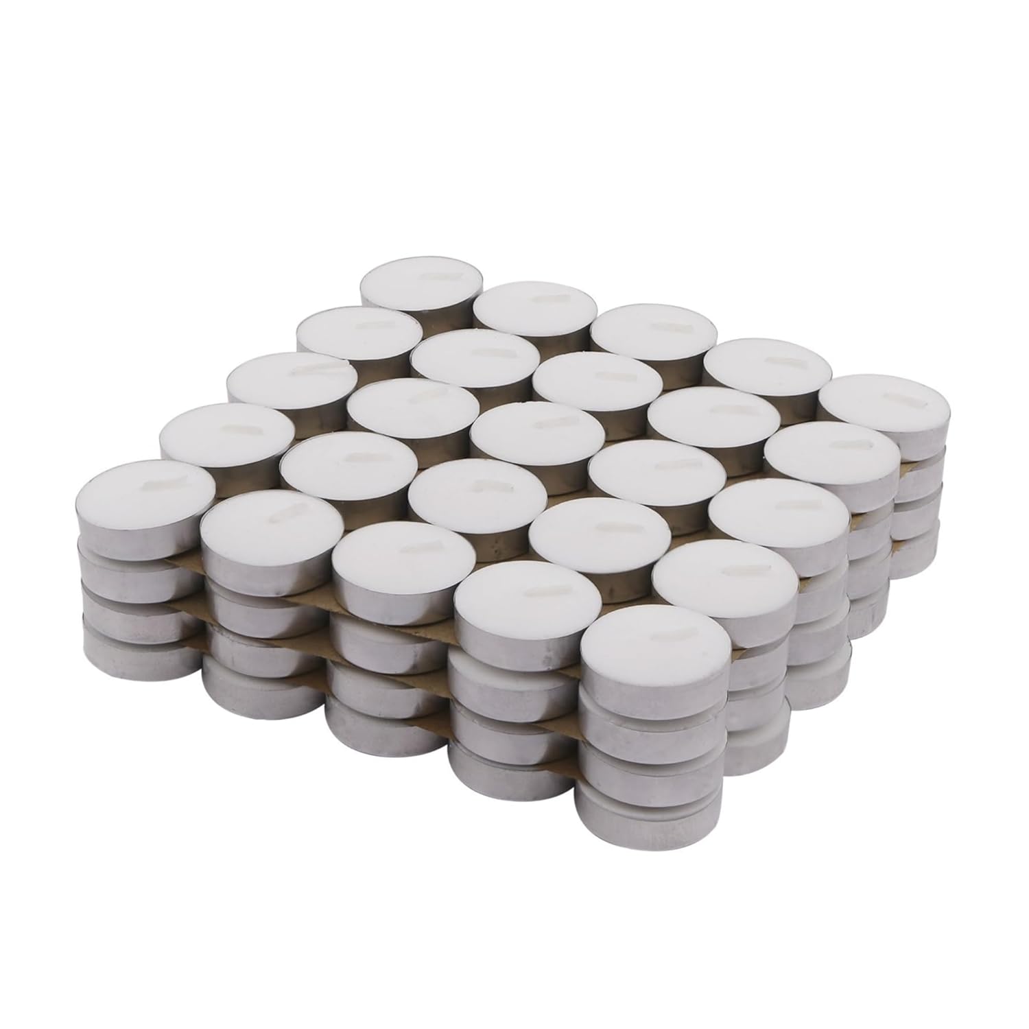 DailyAlley Tealight Candles Set of 100 | 4+ Hrs Long Burning Wax Diyas for Diwali, Puja, Home Décor, Weddings & Festive Parties Dailyalley