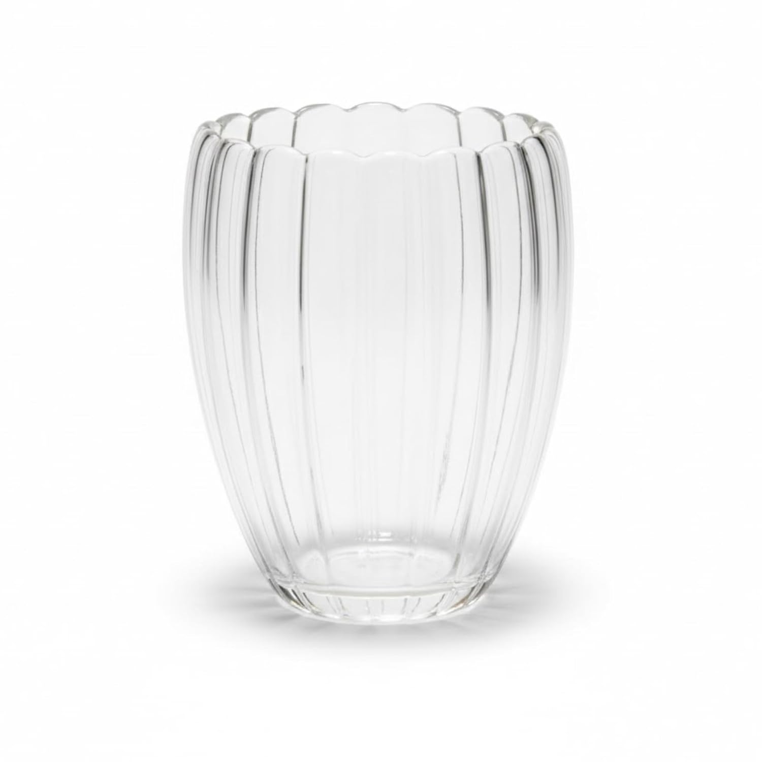 Double Wall Glass Cups with Petal Design, 300ml, Set of 2, Heat Resistant Borosilicate Glass for Hot and Cold Drinks Dailyalley