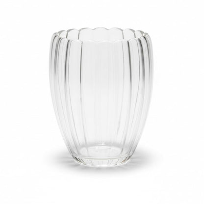 Double Wall Glass Cups with Petal Design, 300ml, Set of 2, Heat Resistant Borosilicate Glass for Hot and Cold Drinks Dailyalley