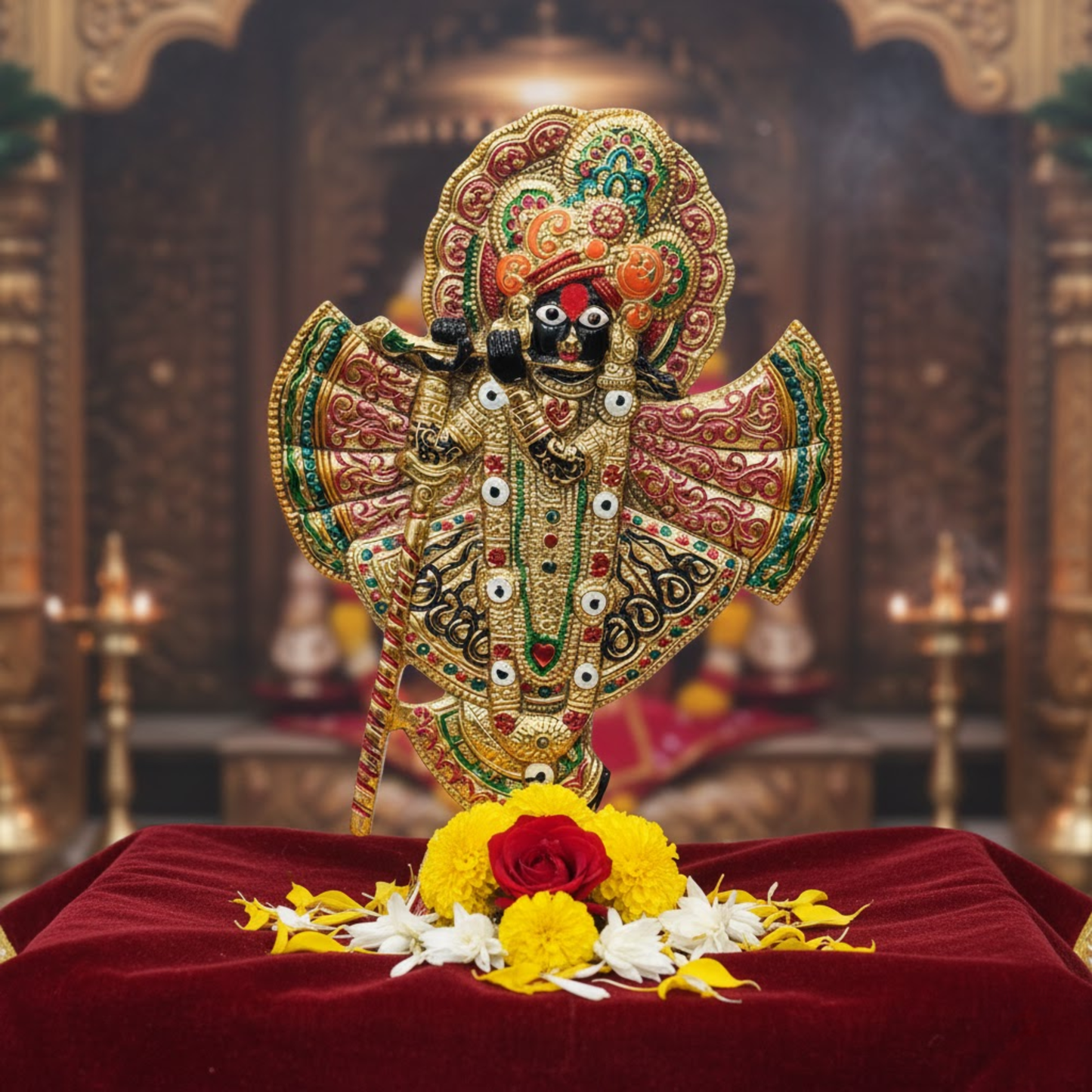 Bake Bihari Metal Murti