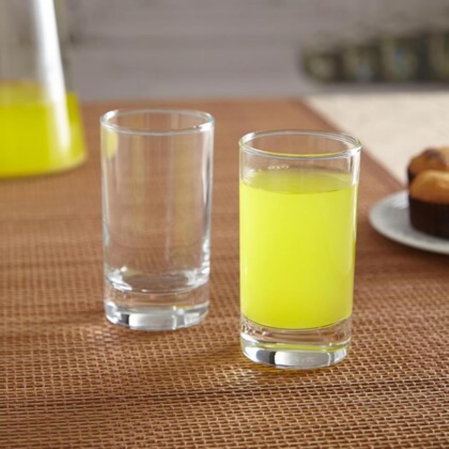 DailyAlley Island Glass Set (6-pack) - 160ml Drinking Glasses for Water, Juice, & Cocktails. Perfect for Home, Parties & Restaurants. Dailyalley