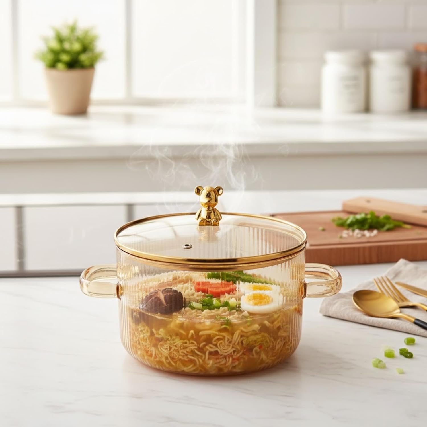 DailyAlley Vintage Amber Wine Glasses (Set of 6) | Elegant Fluted Swirl Design for Cocktails & Champagne | Multi-Purpose Glassware (300ml) Dailyalley