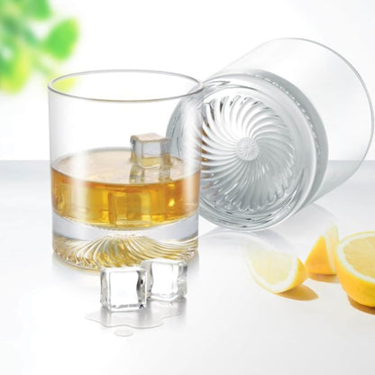 DailyAlley Set of 6 Whisky Glasses - 290ml Premium Heavy Base Bar Glassware for Whisky, Scotch, Cocktails, & Juice. Crystal Clear. Dailyalley