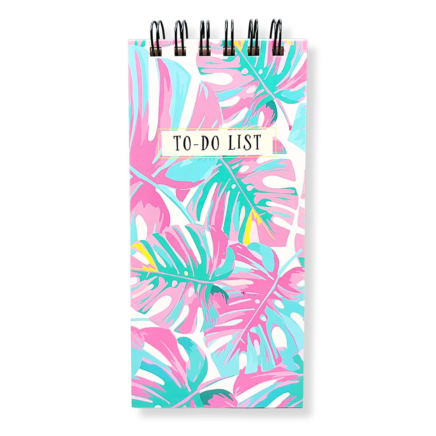 Multi Leaves To-Do List Notepad | Daily Planner for Work, Study & Groceries | Wirebound Checklist Pad | 50 Tear-Off Sheets | 264 Pages | 80 GSM | 9.2x19.8 cm Dailyalley