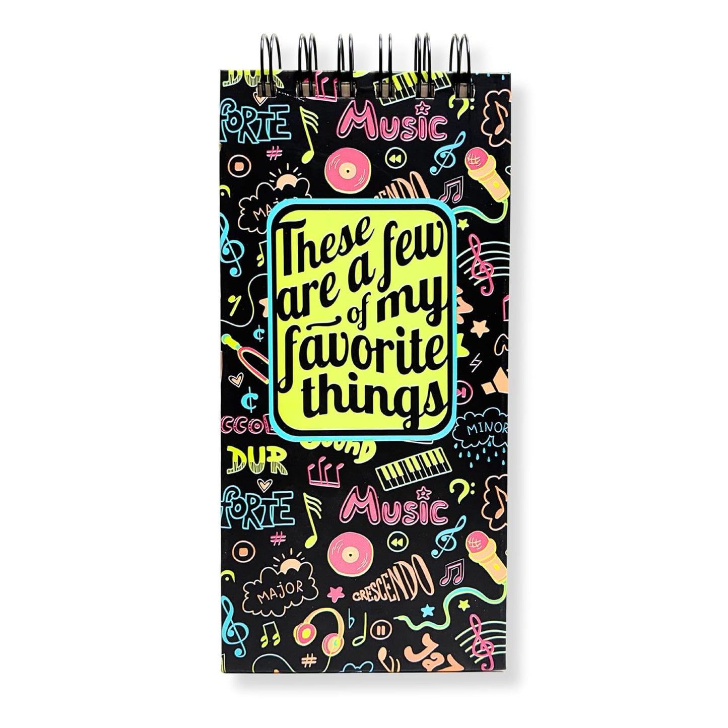Favourite To-Do List Notepad | Daily Planner for Tasks, Groceries & Reminders | Wirebound Checklist Pad | 50 Tear-Off Sheets | 264 Pages | 80 GSM | 9.2x19.8 cm Dailyalley