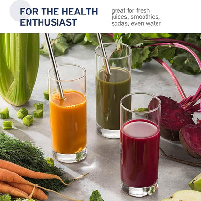 DailyAlley 310ml Tall Glasses Set of 6 - Premium, transparent drinking glasses for juice, water, and cocktails. Perfect for home, parties, and bars. Dailyalley