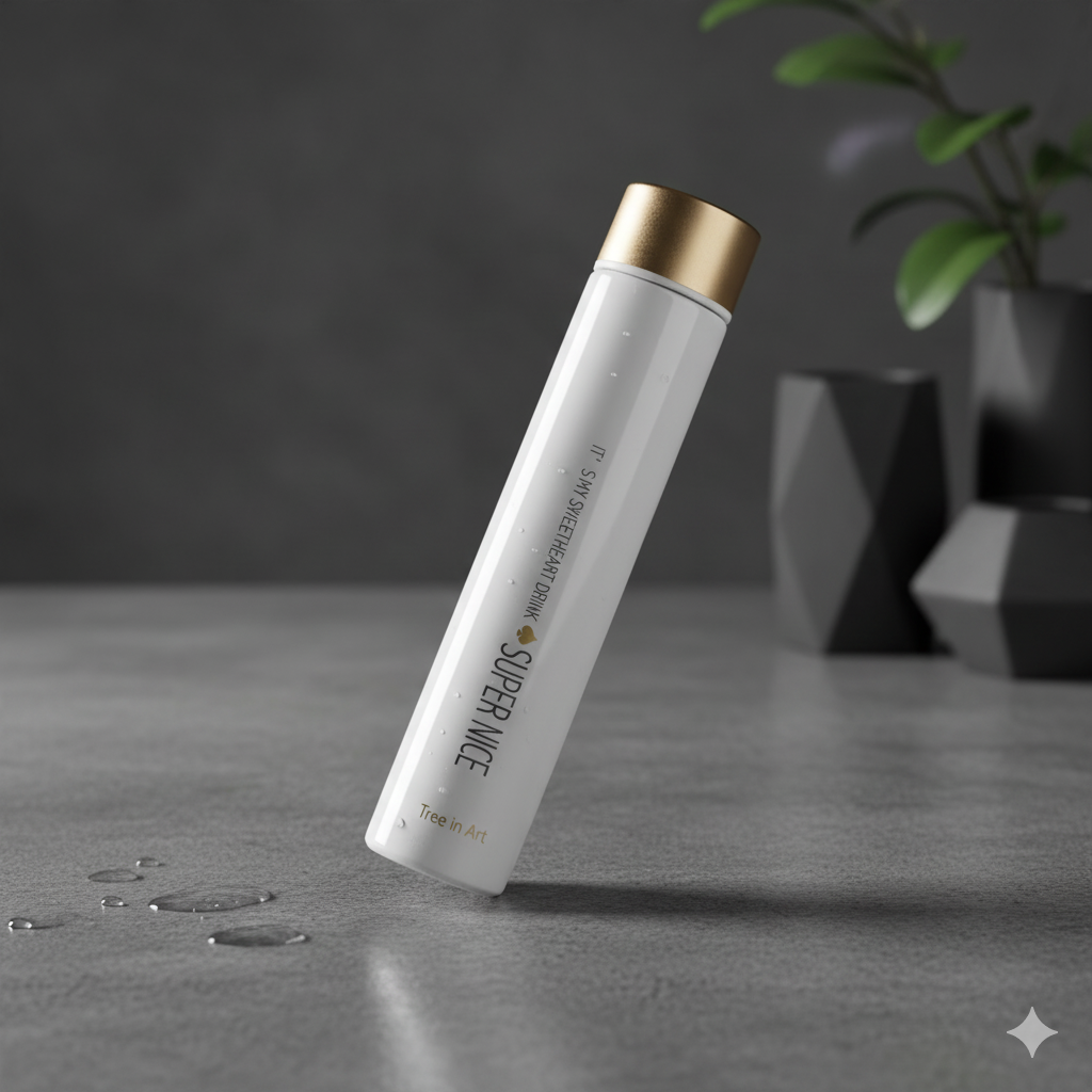 DailyAlley Slim Insulated Bottle: 250ml Stainless Steel Mini Thermos. Leakproof, travel-friendly for the office & gym. Keeps drinks hot or cold. Dailyalley