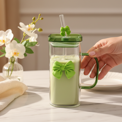 Bow Tumbler For Drinks like coffee, water or juice