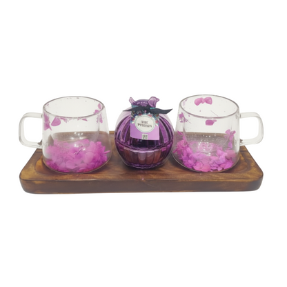 The Clarity Duo: Botanical Tea & Aromatherapy Candle Set – Elevate your senses and find your focus with this perfect pairing for mind and body wellness. Dailyalley