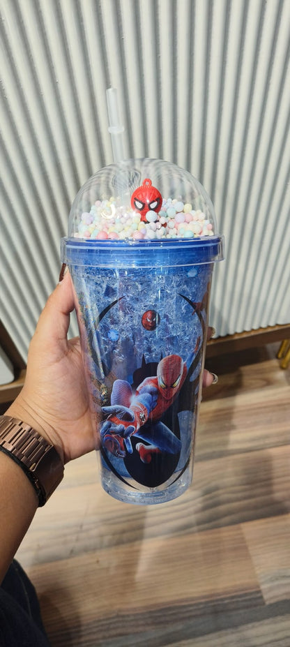 Unleash your powers with the DailyAlley Spider-Man Sipper! This 400ml water bottle is perfect for your little superhero. Dailyalley