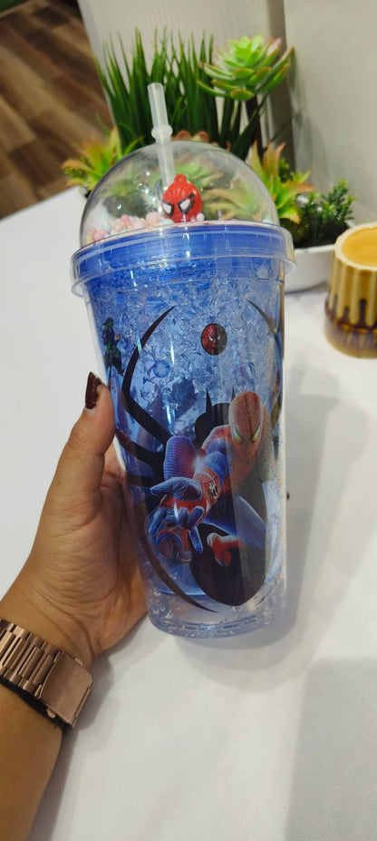 Unleash your powers with the DailyAlley Spider-Man Sipper! This 400ml water bottle is perfect for your little superhero. Dailyalley